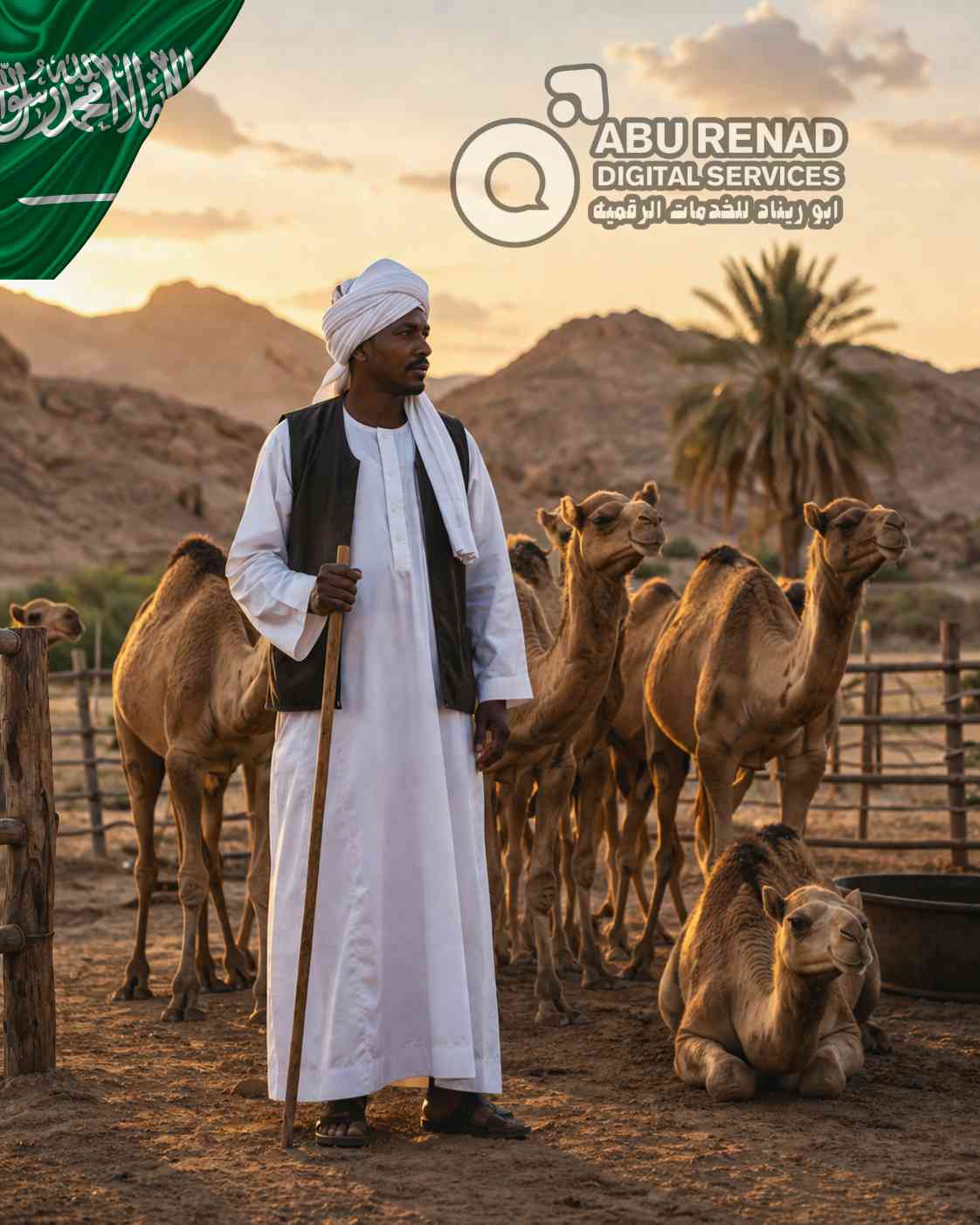 عقد عمل للبيع راعي إبل بالسعودية 🇸🇦