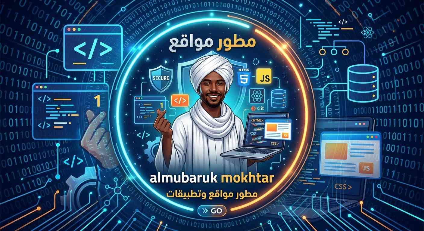 تصميم وتطوير موقع إلكتروني احترافي ومتجاوب | مطور ويب